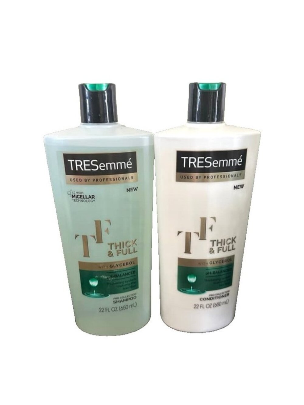TreSemme Thick & Full Shampoo and Conditioner with Glycerol 22fl.oz./650ml New